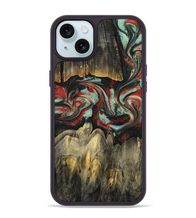 iPhone 15 Plus Wood Phone Case - Denver (Red, 787611)