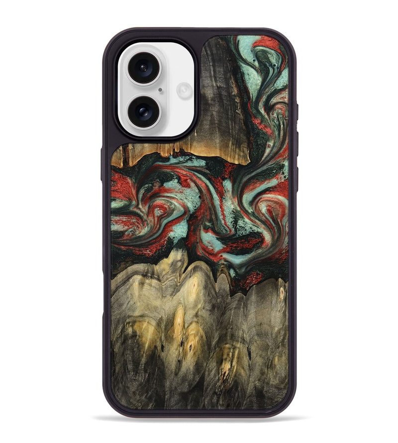 iPhone 16 Plus Wood Phone Case - Denver (Red, 787611)