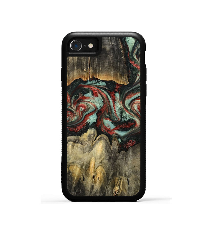 iPhone SE Wood Phone Case - Denver (Red, 787611)