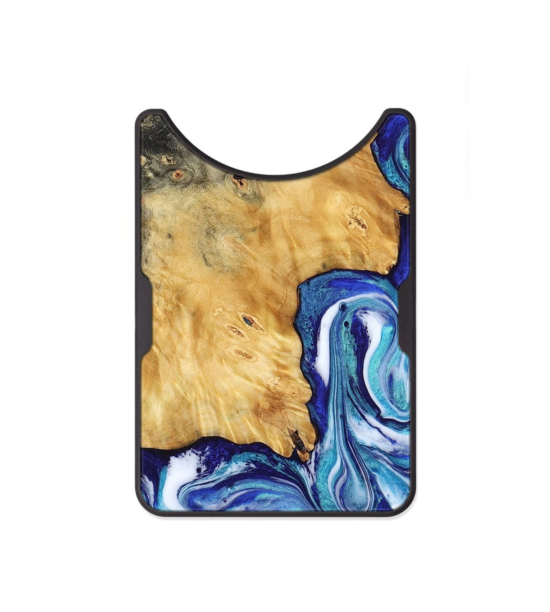 Alloy Wood Wallet - Christi (Blue, 787634)