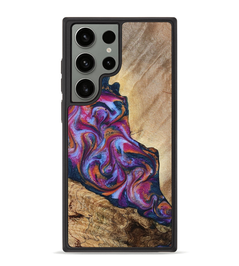 Galaxy S23 Ultra Wood Phone Case - Jaylen (Blue, 787635)