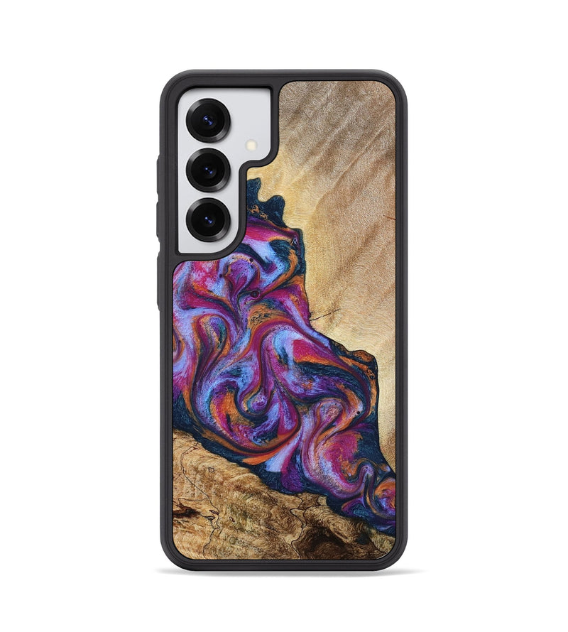 Galaxy S25 Wood Phone Case - Jaylen (Blue, 787635)