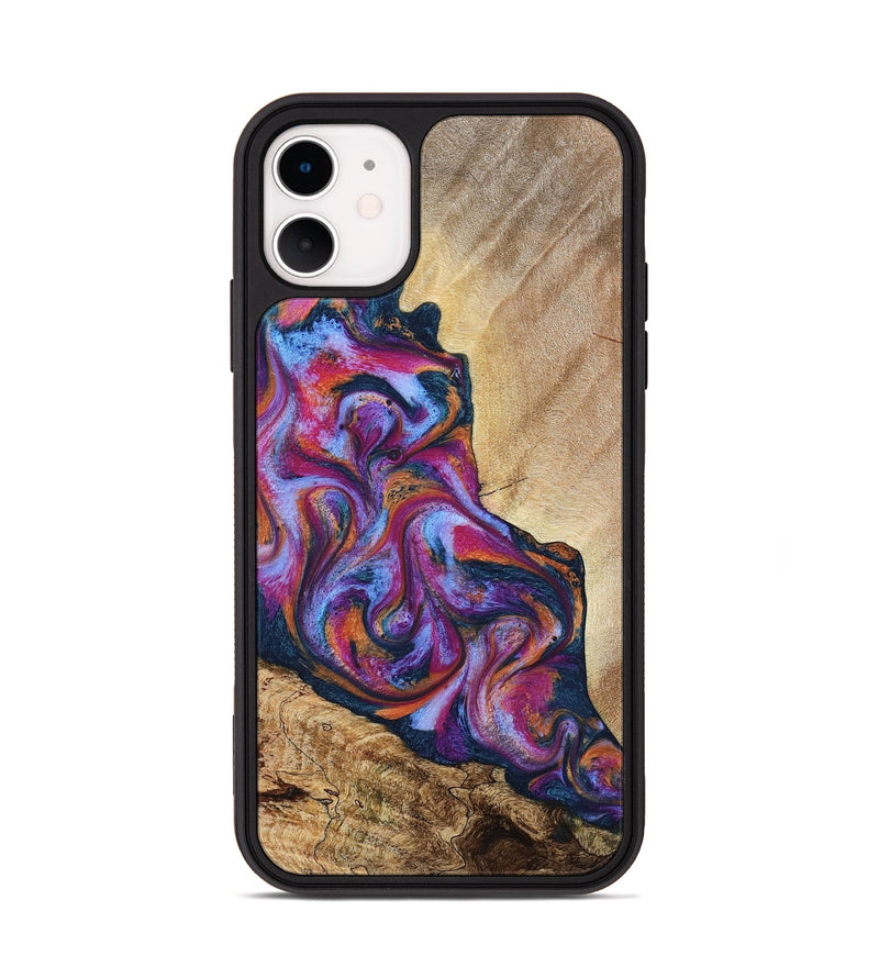 iPhone 11 Wood Phone Case - Jaylen (Blue, 787635)