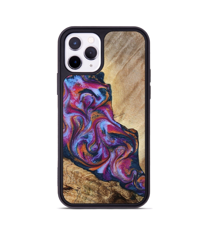 iPhone 11 Pro Wood Phone Case - Jaylen (Blue, 787635)