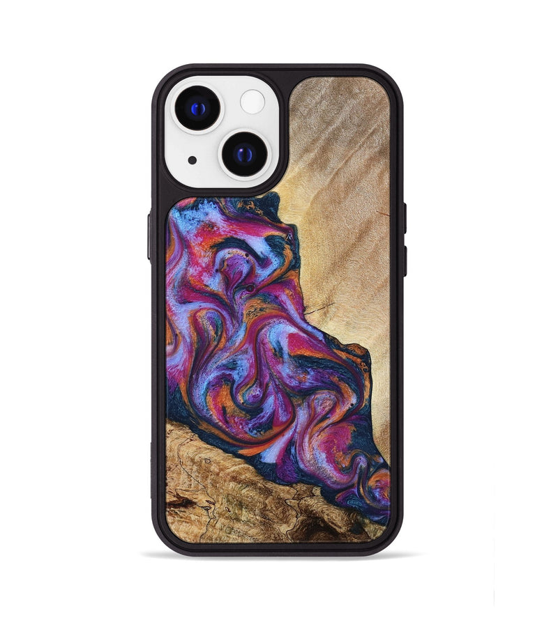 iPhone 13 Wood Phone Case - Jaylen (Blue, 787635)