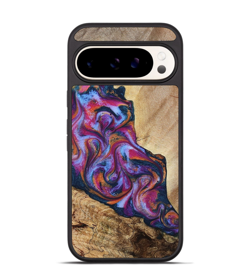Pixel 9 Pro Wood Phone Case - Jaylen (Blue, 787635)