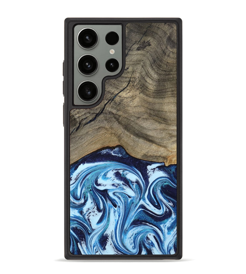 Galaxy S23 Ultra Wood Phone Case - Kole (Blue, 787803)