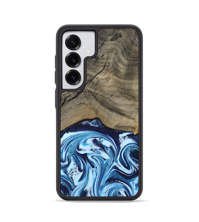 Galaxy S25 Wood Phone Case - Kole (Blue, 787803)