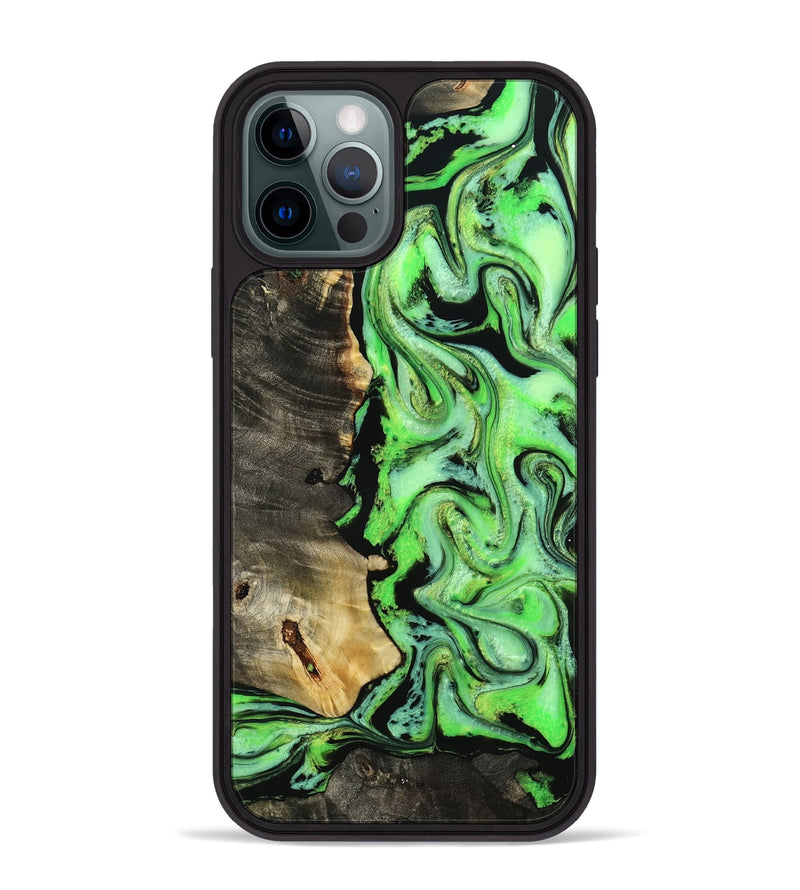 iPhone 12 Pro Max Wood Phone Case - Brenda (Ombre, 787811)