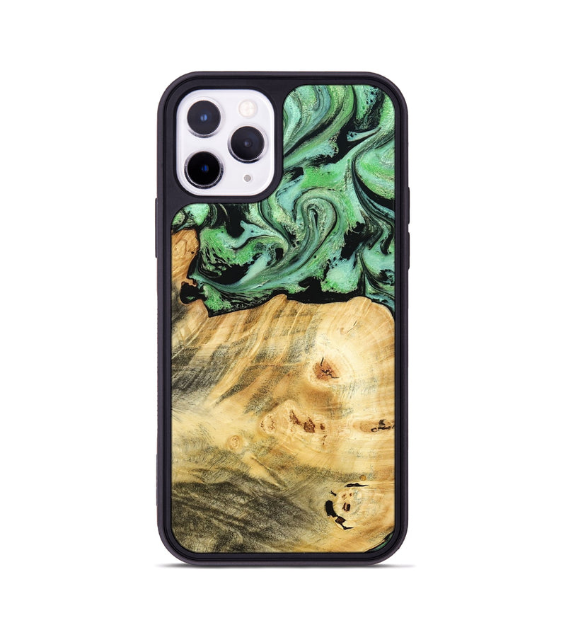 iPhone 11 Pro Wood Phone Case - Chad (Green, 787821)
