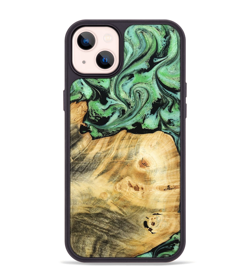 iPhone 14 Plus Wood Phone Case - Chad (Green, 787821)