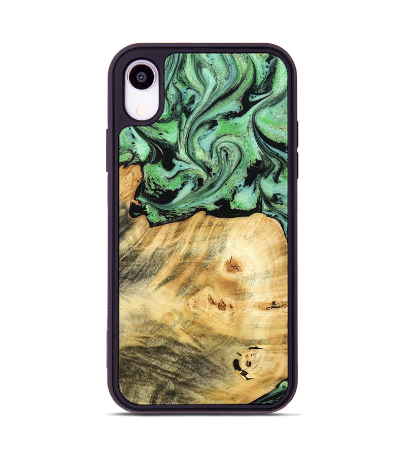 iPhone Xr Wood Phone Case - Chad (Green, 787821)
