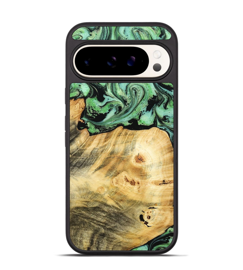Pixel 9 Pro Wood Phone Case - Chad (Green, 787821)
