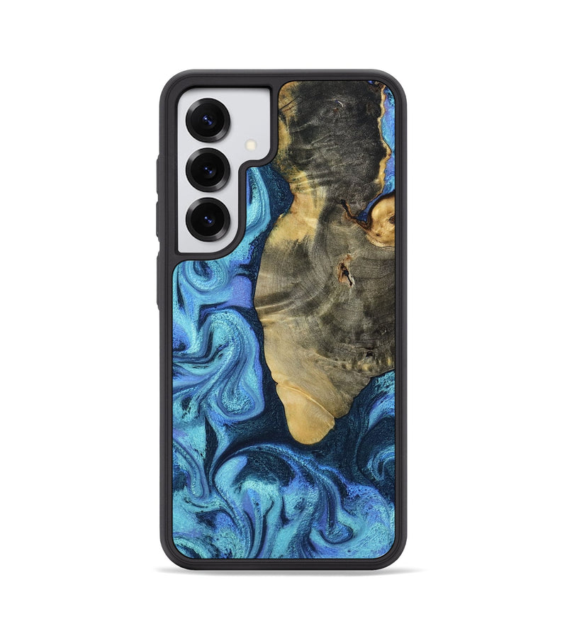 Galaxy S25 Wood Phone Case - Otto (Blue, 787842)