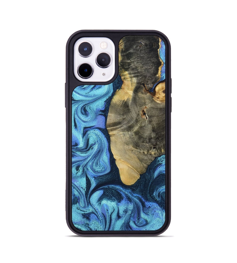 iPhone 11 Pro Wood Phone Case - Otto (Blue, 787842)