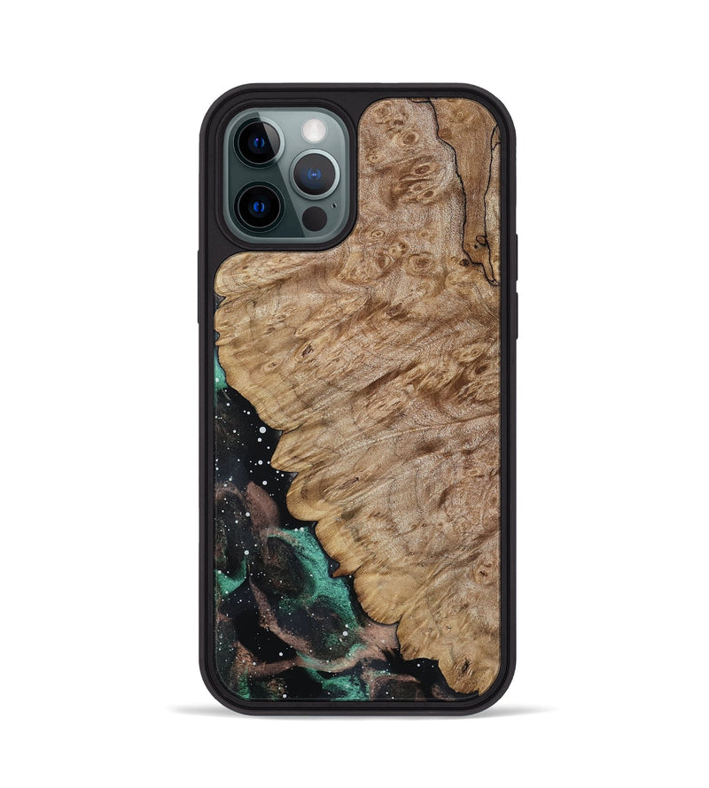 iPhone 12 Pro Wood Phone Case - Stormy (Cosmos, 787879)