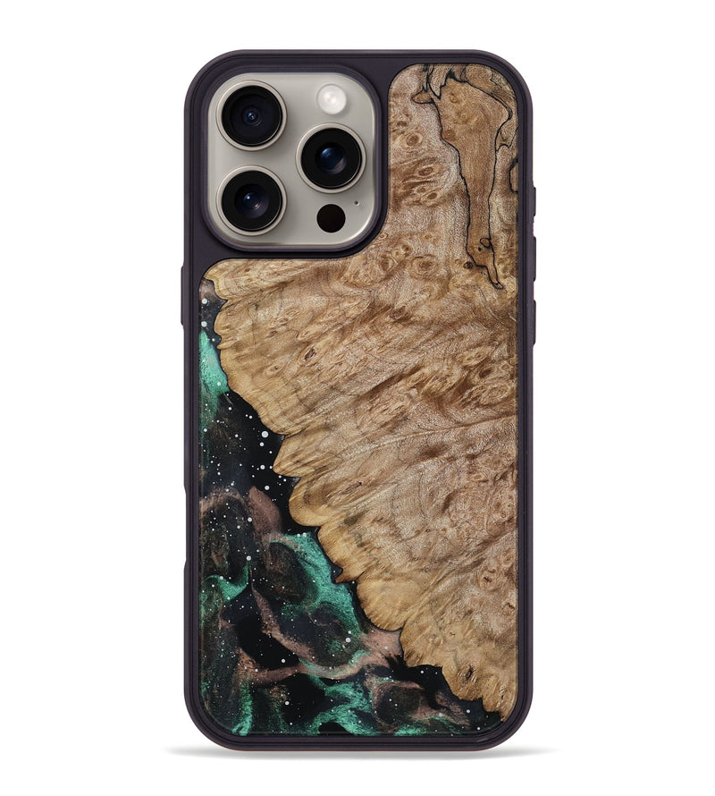iPhone 16 Pro Max Wood Phone Case - Stormy (Cosmos, 787879)