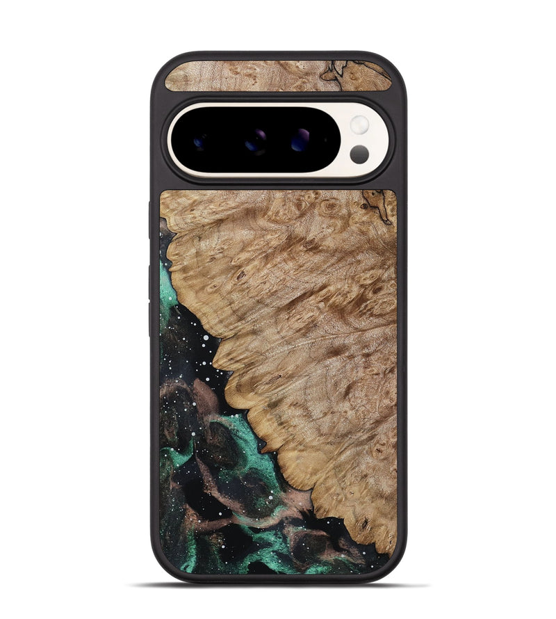 Pixel 9 Pro Wood Phone Case - Stormy (Cosmos, 787879)