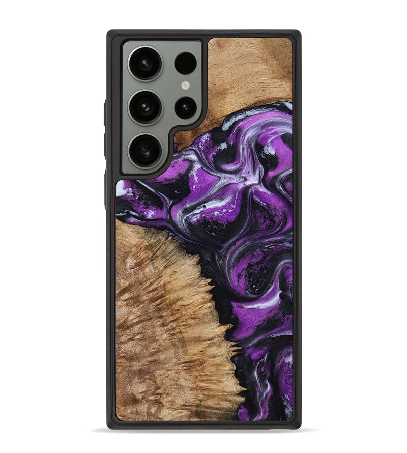 Galaxy S23 Ultra Wood Phone Case - Laila (Purple, 787894)