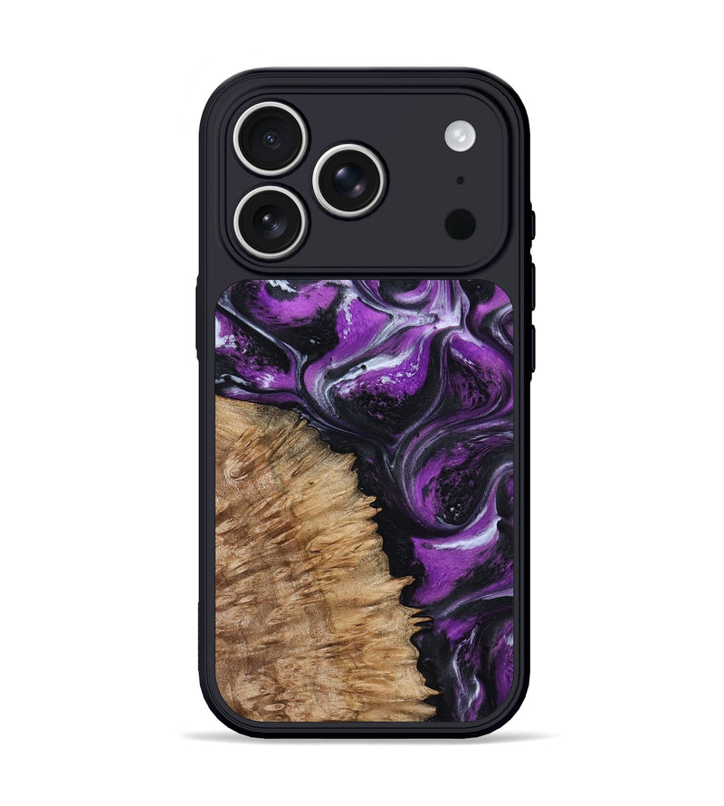 iPhone 17 Pro Wood Phone Case - Laila (Purple, 787894)