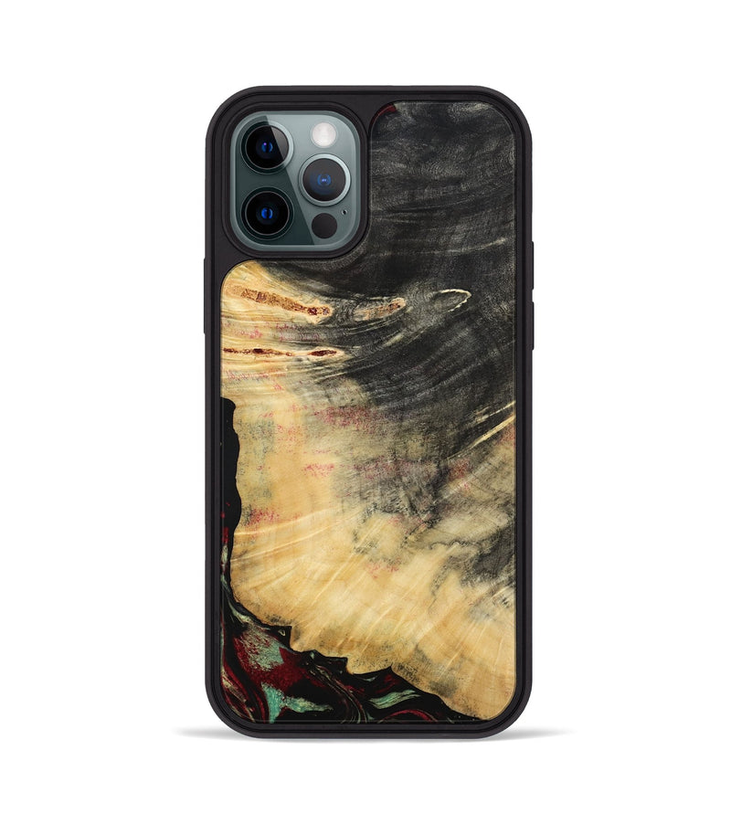 iPhone 12 Pro Wood Phone Case - Stan (Red, 787898)