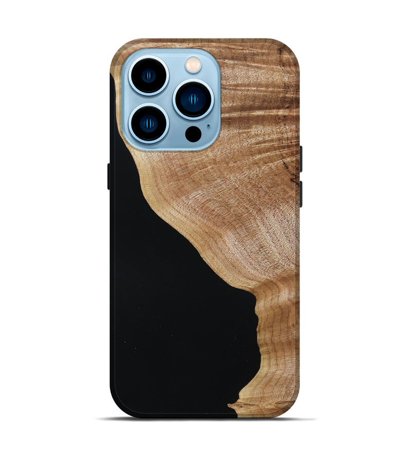 iPhone 14 Pro Wood Live Edge Phone Case - Deidra (Wood Burl, 787959)