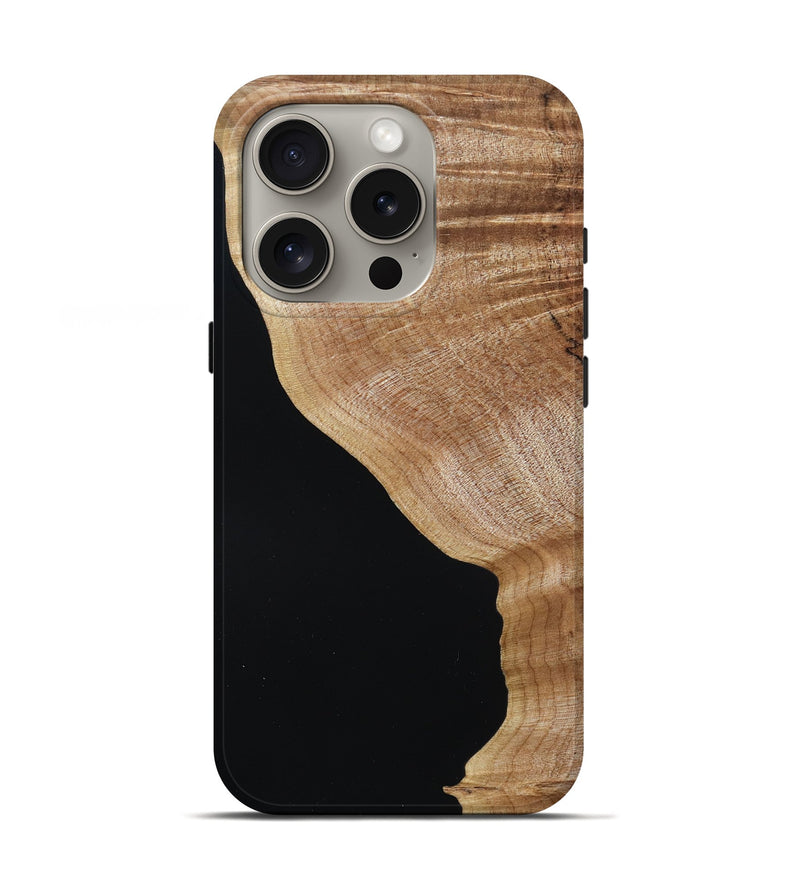 iPhone 16 Pro Wood Live Edge Phone Case - Deidra (Wood Burl, 787959)