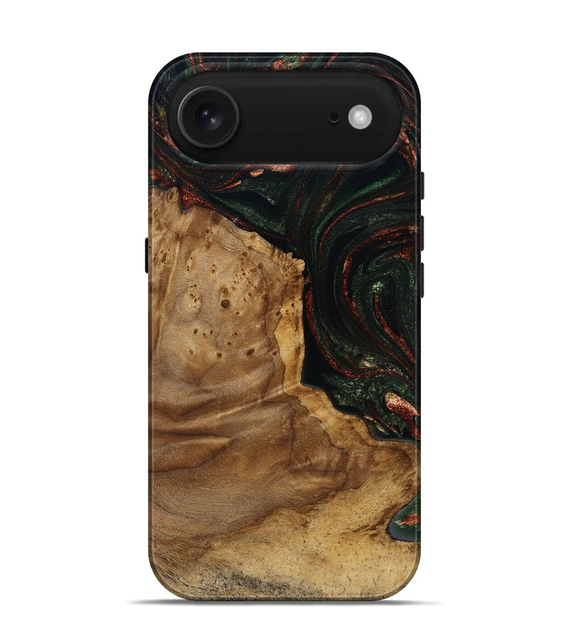iPhone 17 Air Wood Live Edge Phone Case - Breana (Green, 787975)