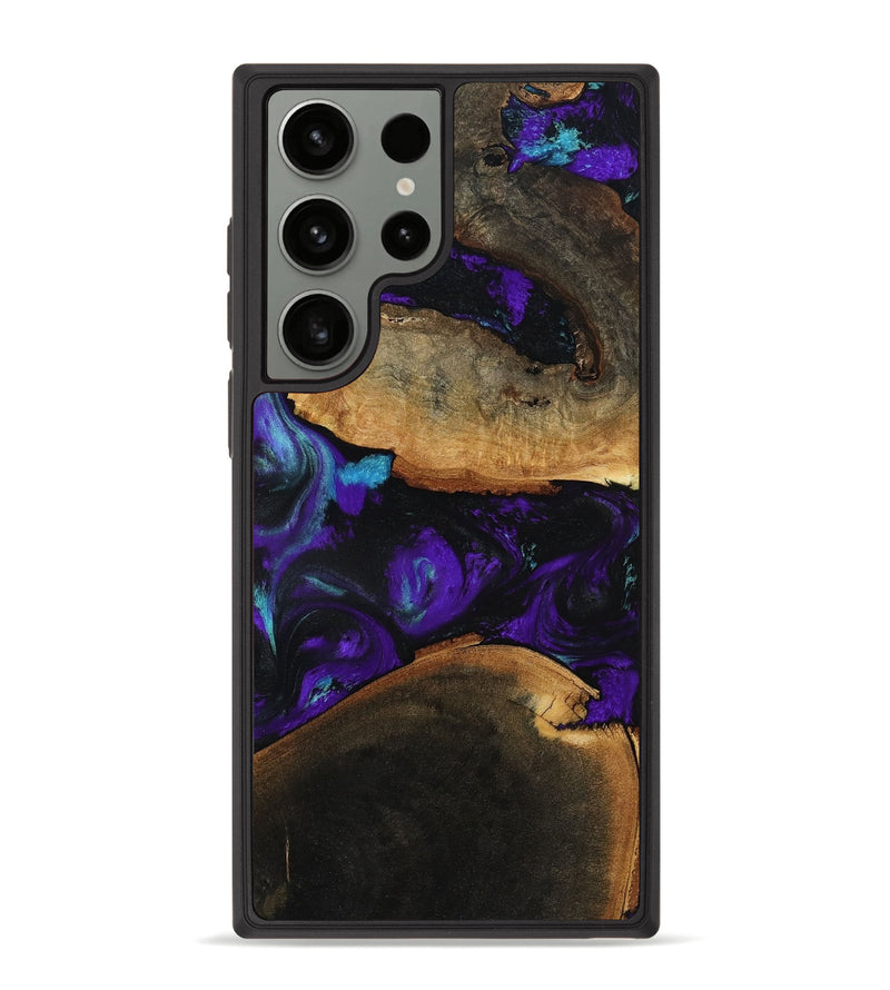 Galaxy S23 Ultra Wood Phone Case - Julissa (Purple, 787982)