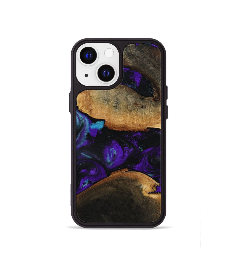 iPhone 13 mini Wood Phone Case - Julissa (Purple, 787982)
