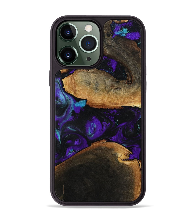 iPhone 13 Pro Max Wood Phone Case - Julissa (Purple, 787982)