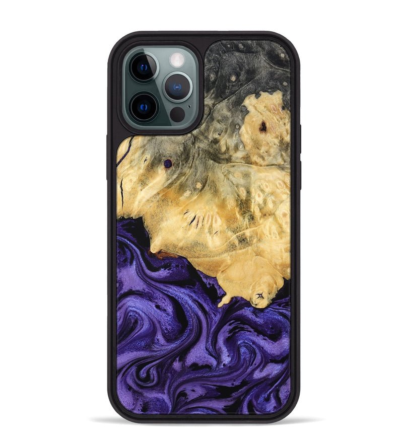 iPhone 12 Pro Max Wood Phone Case - Augusta (Purple, 787984)