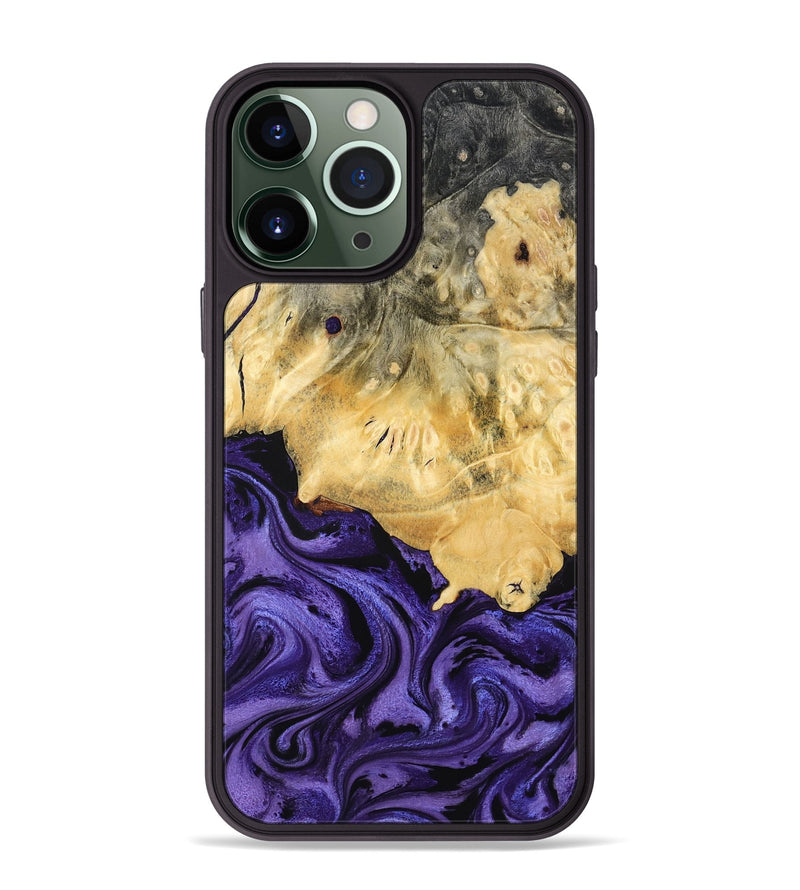 iPhone 13 Pro Max Wood Phone Case - Augusta (Purple, 787984)