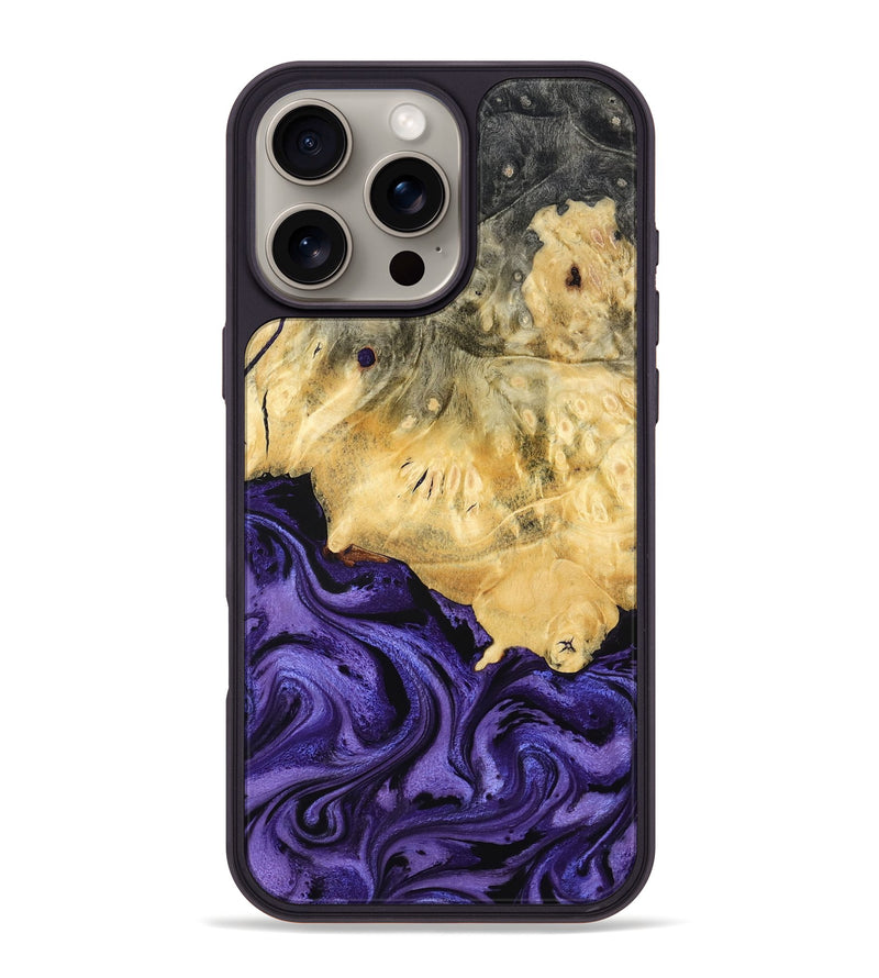 iPhone 16 Pro Max Wood Phone Case - Augusta (Purple, 787984)