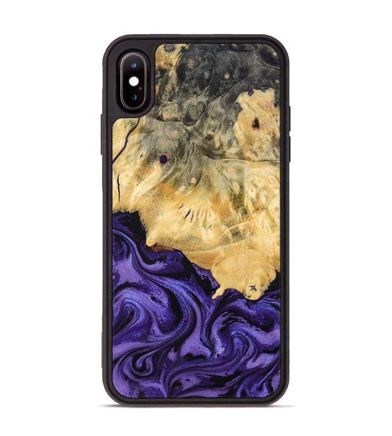 iPhone Xs Max Wood Phone Case - Augusta (Purple, 787984)