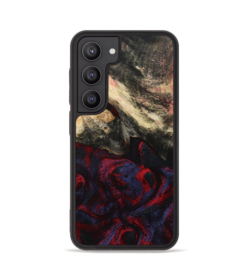 Galaxy S23 Wood Phone Case - Maribel (Red, 787994)