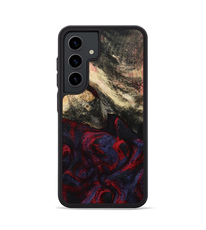 Galaxy S24 Wood Phone Case - Maribel (Red, 787994)