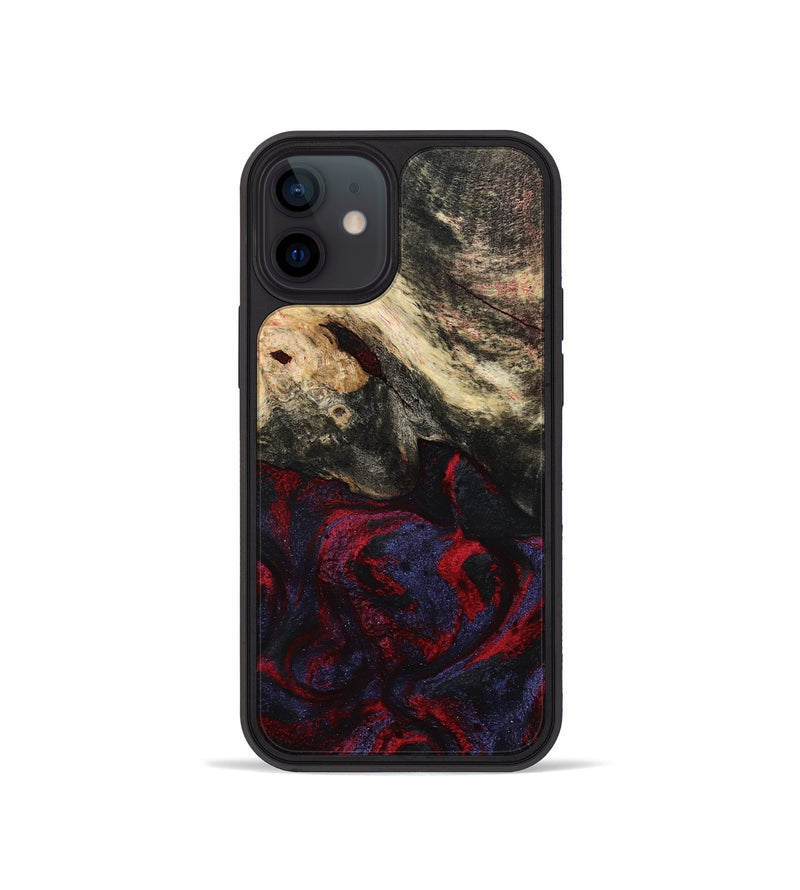 iPhone 12 mini Wood Phone Case - Maribel (Red, 787994)