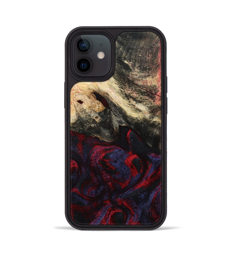 iPhone 12 Wood Phone Case - Maribel (Red, 787994)