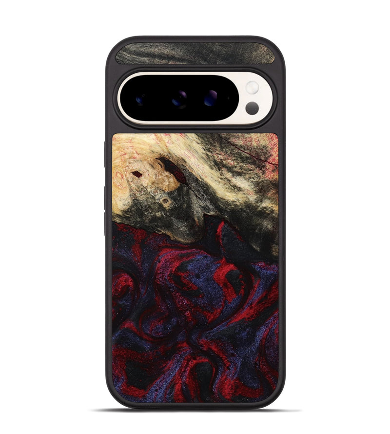 Pixel 9 Pro Wood Phone Case - Maribel (Red, 787994)