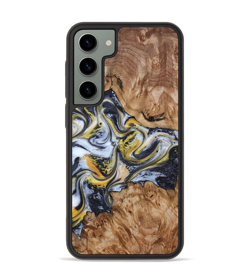 Galaxy S23 Plus Wood Phone Case - Mikala (Black & White, 787995)