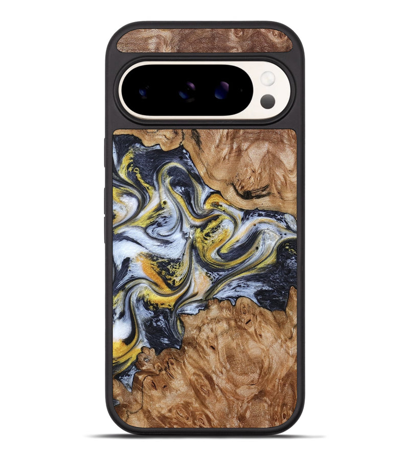 Pixel 9 Pro XL Wood Phone Case - Mikala (Black & White, 787995)