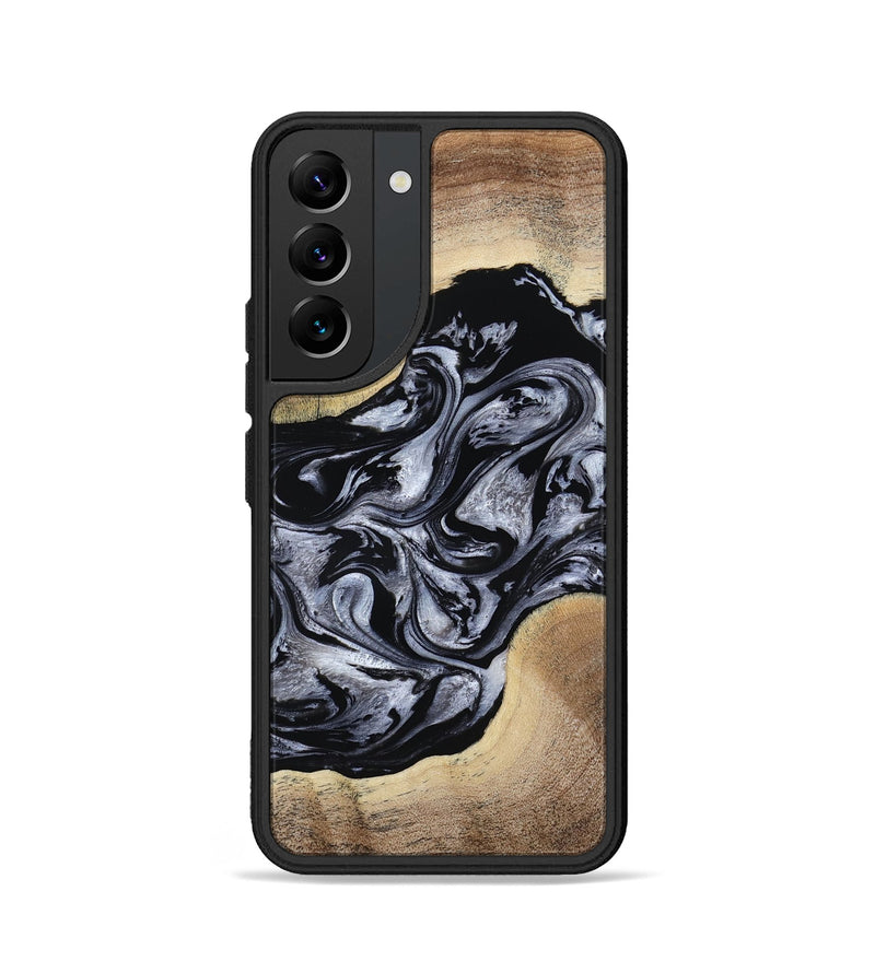 Galaxy S22 Wood Phone Case - Cortez (Black & White, 787997)