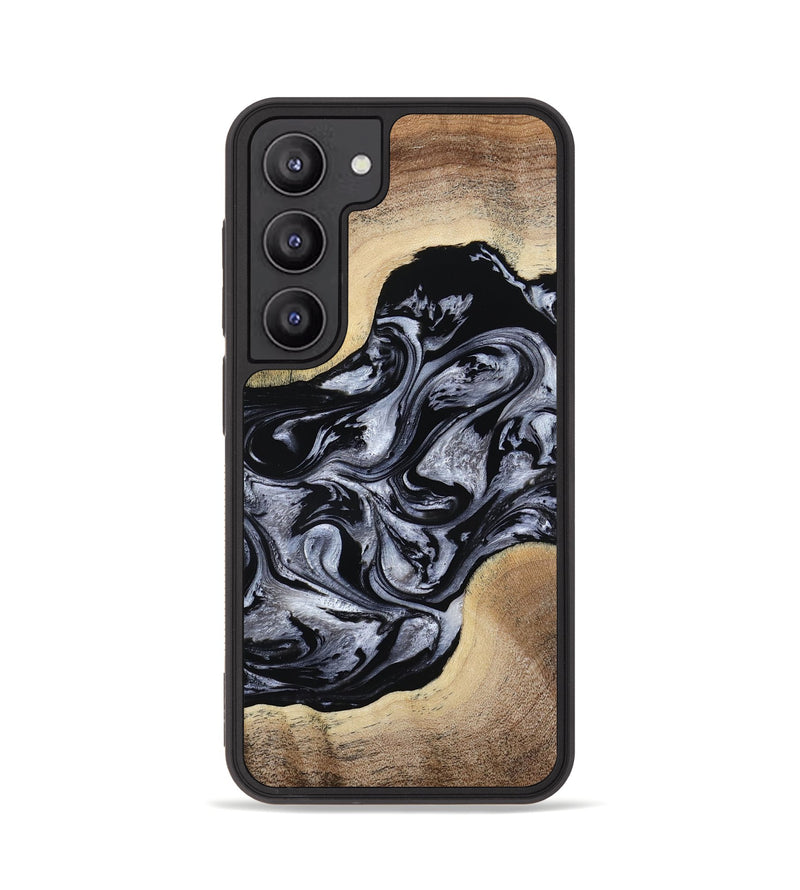 Galaxy S23 Wood Phone Case - Cortez (Black & White, 787997)