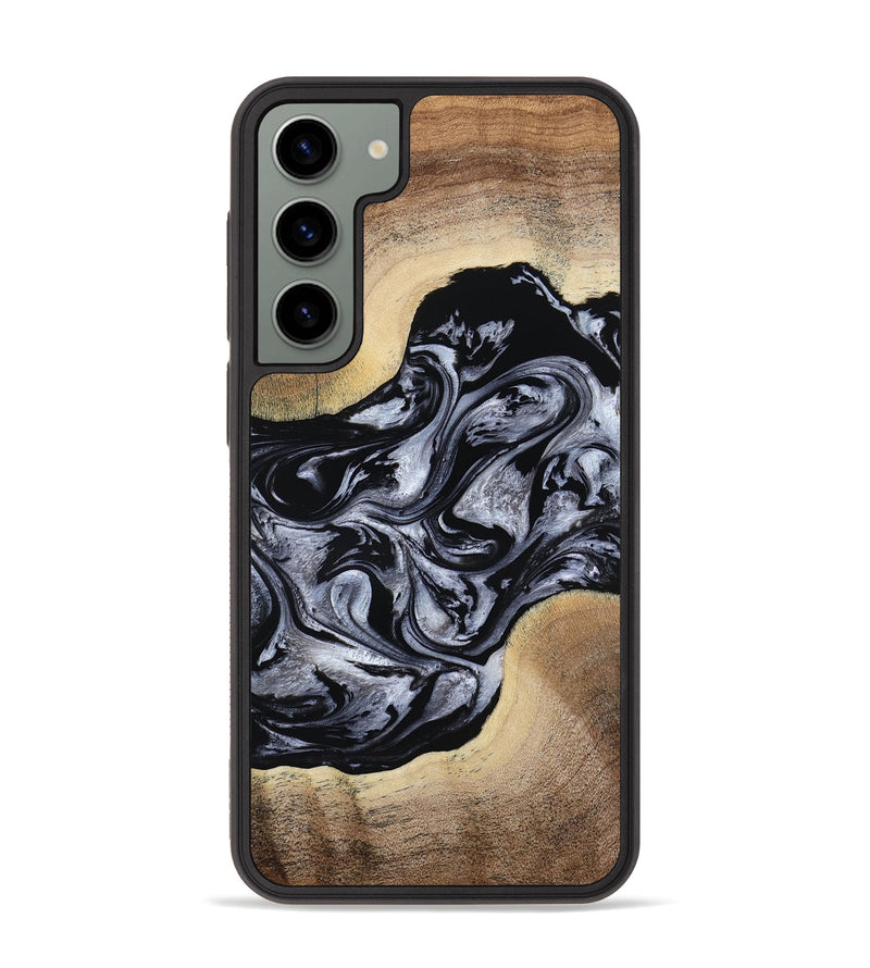 Galaxy S23 Plus Wood Phone Case - Cortez (Black & White, 787997)