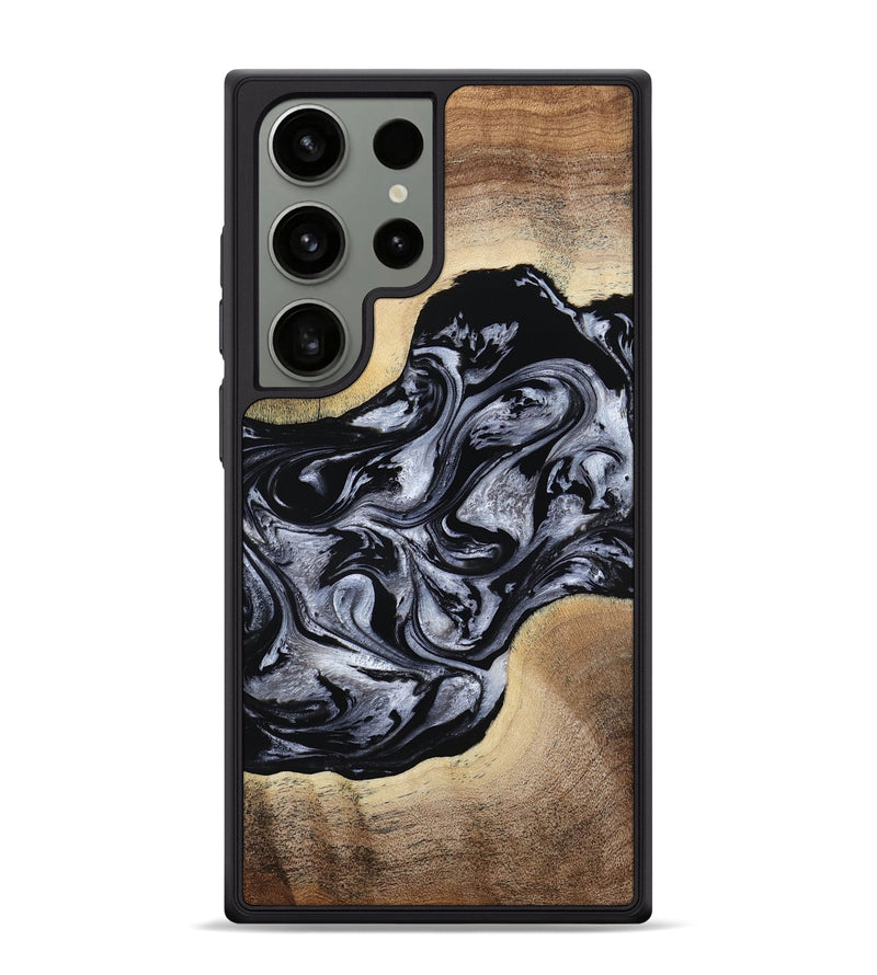 Galaxy S24 Ultra Wood Phone Case - Cortez (Black & White, 787997)