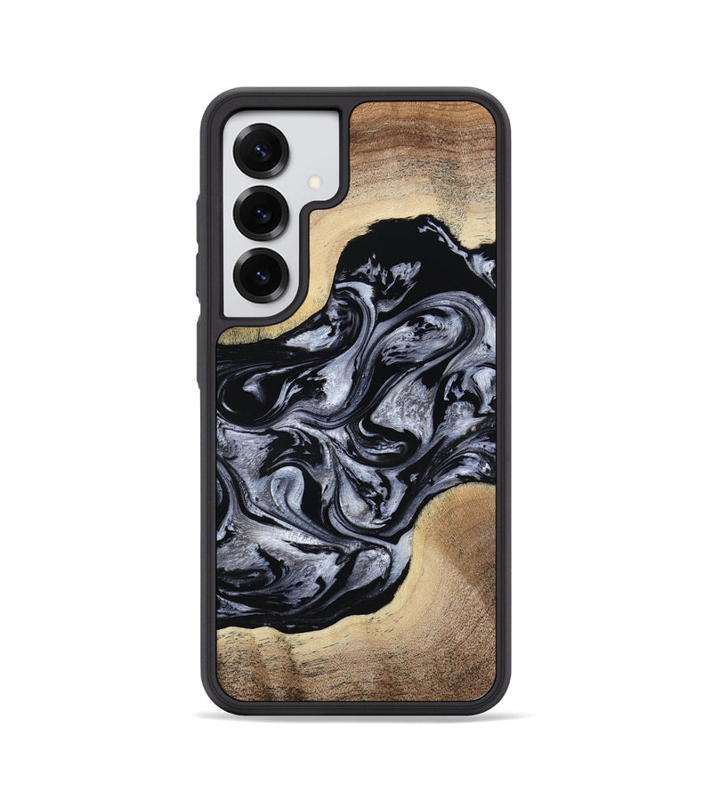 Galaxy S25 Wood Phone Case - Cortez (Black & White, 787997)