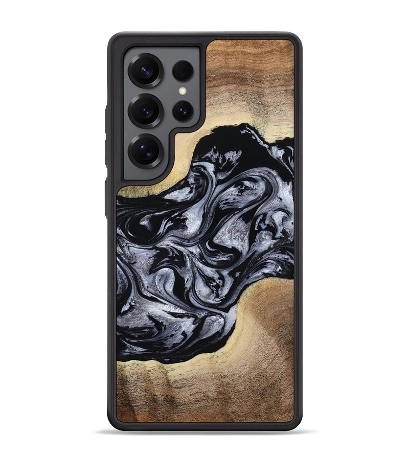 Galaxy S25 Ultra Wood Phone Case - Cortez (Black & White, 787997)