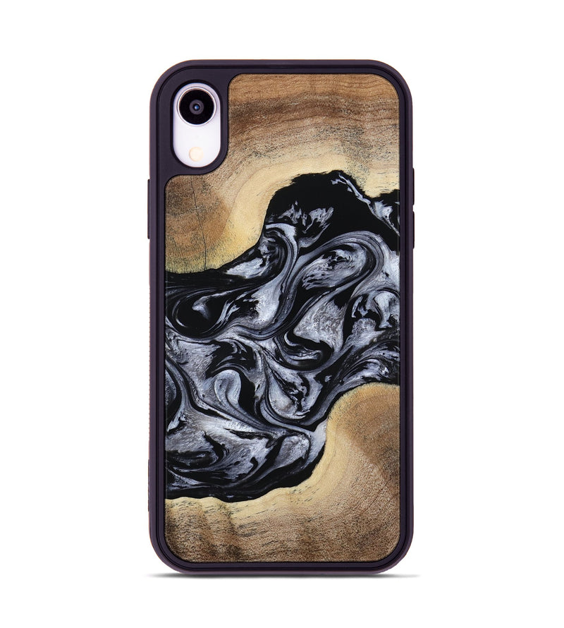iPhone Xr Wood Phone Case - Cortez (Black & White, 787997)