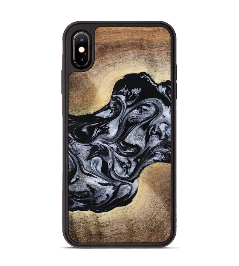 iPhone Xs Max Wood Phone Case - Cortez (Black & White, 787997)